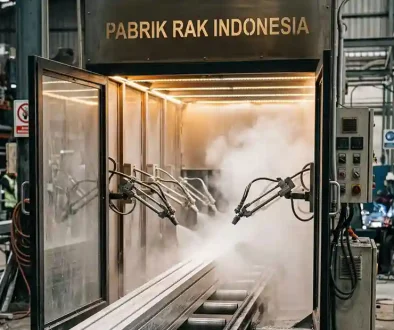 Rak Baja dengan Powder Coating, Lebih Awet dan Anti Karat