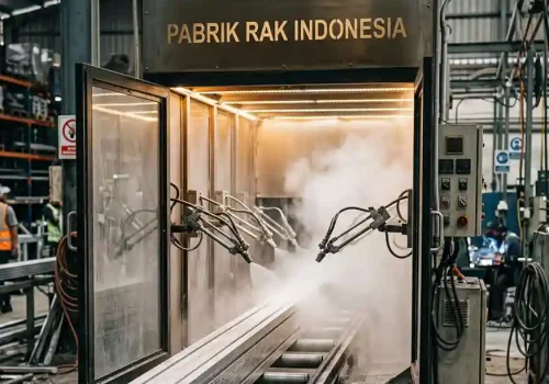 Rak Baja dengan Powder Coating, Lebih Awet dan Anti Karat