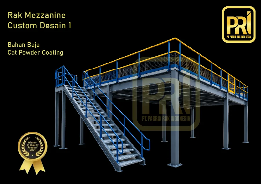 rak gudang murah light duty 4 susun kapasitas 100 kg